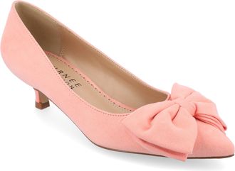 Journee Collection Collection Womens Orana Wide Width Kitten Heel