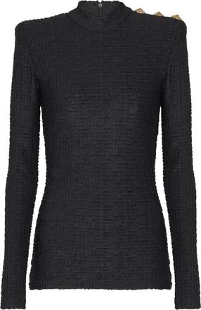 Balmain Womens Sweaters Black