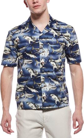 Palm Angels Shark Print Shirt