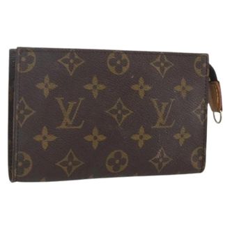 Louis Vuitton Pre-owned Clutches, female, Brown, Size: ONE SIZE Pre-owned Canvas Clutch