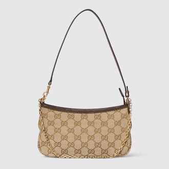 Gucci Small Shoulder Bag, Brown, GG Canvas