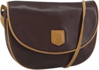 Celine Pre-owned Cross Body Bags, female, Brown, Size: ONE SIZE Pre-owned Vintage Leather Cross Body Bag