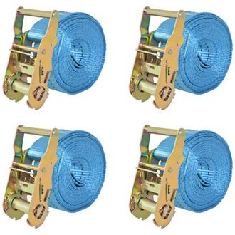 OEM Correa De Amarre De 4 Piezas, 2 Toneladas, 6 M X 38 Mm, Azul