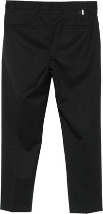 low brand Mens Trousers Black Wool Blend