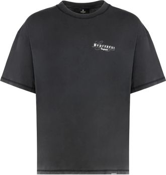 Represent T-shirt crew neck England Legacy - Heren - T-shirts - Zwart - XS - Katoen - Tops