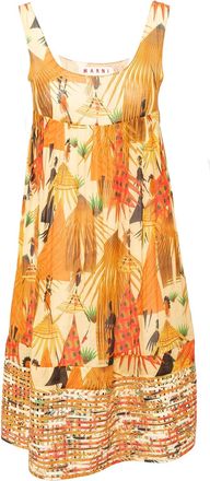 Marni Marni midi-jurk met print - jaren 2000