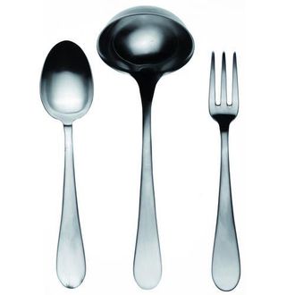 Mepra Natura Serving Set - 3 Pieces in Ice Silver at Nordstrom