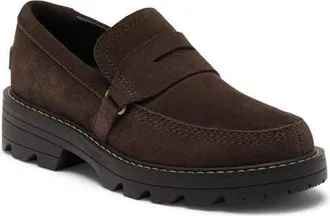 Sorel Revel Ave Leather Loafer in Blackened Brown/black at Nordstrom, Size 10.5