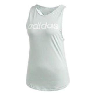 adidas (WMNS) adidas Essentials Linear Tank Top Green FM6360