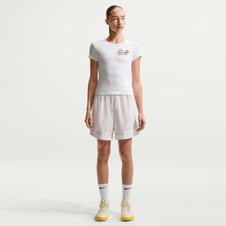 Nike Womens Crossover Dri-FIT 5 Basketball Shorts in Grey | II4240-072