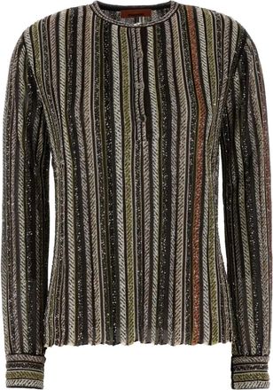 Missoni Maglione a righe - Marrone