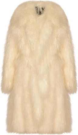 Simonetta Ravizza Dames, Mantels, Beige, Maat: XL