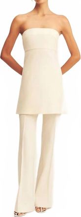 Shona Joy Lani Boot Cut Flared Pant In Rice