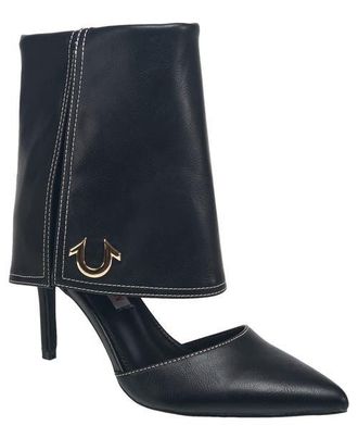 True Religion Her Foldover Cuff Heel in Black at Nordstrom, Size 8
