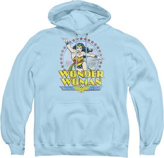 Gildan DC Comics Wonder Woman Star Of Paradise Island Adult Pull Over Hoodie / Hooded Sweatshirt