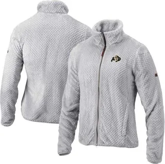 Columbia Womens Columbia Gray Colorado Buffaloes Fire Side II Full-Zip Jacket at Nordstrom, Size X-Large