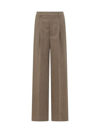 Seafarer Brown Straight Flat Front Pants