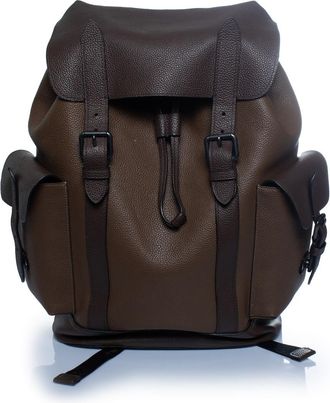 Coach leren rugzak met gespen