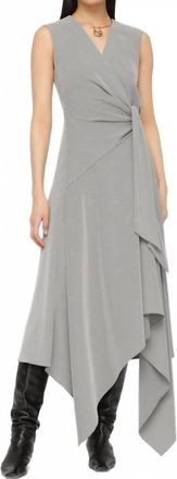 Lafayette 148 New York Fluid Houndstooth Jacquard Midi Dress In Black Multi