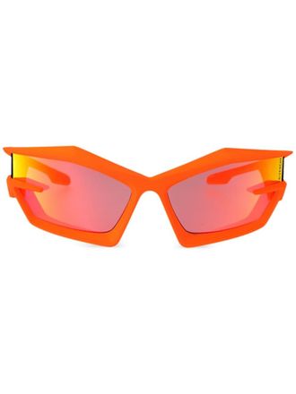 Givenchy Giv Cut shield-frame sunglasses - Orange