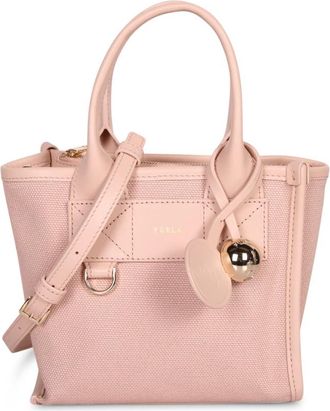 Furla Hoogwaardig leer. Compact - Dames - Handtassen - Roze - ONE Size - Leer - Tassen
