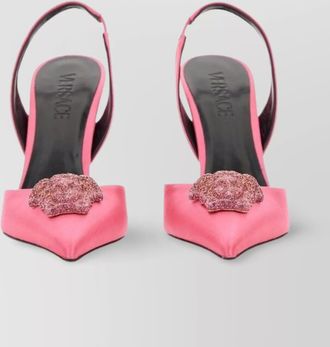 Versace silk sandals