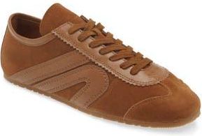 Jeffrey Campbell Aleta Sneaker in Tan Suede Combo at Nordstrom Rack, Size 5.5