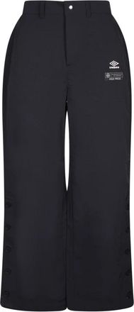 Umbro Antique Nylon Broek - Heren - Trainingsbroeken - Zwart - XL - Nylon - Fitness