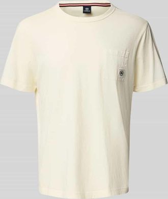 Lerros T-Shirt mit Rundhalsausschnitt in Offwhite, Gr&ouml;&szlig;e XXL