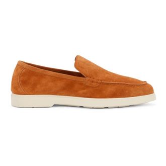 Moorer Loafers, male, Orange, Size: 9 US Cezanne-P5 Slip-on Shoe