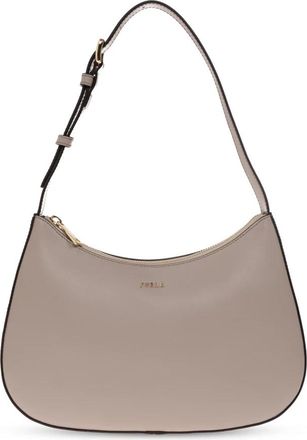 Furla Margot S Bag - Dames - Schoudertassen - Beige - ONE Size - Leer - Tassen