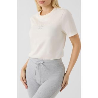 Guess Agena Logo T-Shirt in White at Nordstrom, Size X-Large