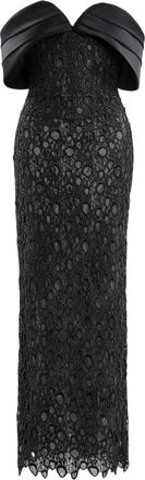 Saiid Kobeisy Midi Guipure Dress