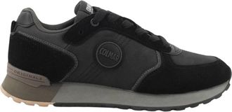 Colmar Travis Sneaker - Heren - Fitnessschoenen - Zwart - 44 EU - Leer - Fitness
