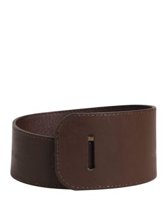 Gianfranco Ferre Genuine Leather Logo Wide Waist Women Womens Belt