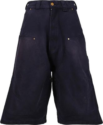 Willy Chavarria Bermuda in cotone - Blu