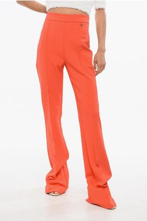 Elisabetta Franchi Front Pleated Bootcut Pants size 44