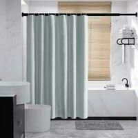 OEM Cortina De Ducha Eva De 180 X 200 Cm, Resistente Al Moho, Lavable, Gris, Impermeable, Con Dobladillo Con Peso Y 12 Anillas Para Cortina De Ducha - Cre