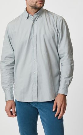 34 Heritage Luxe Twill Button-Up Shirt in Pearl Blue at Nordstrom, Size Xxx-Large