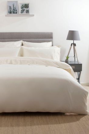 Belledorm Premium Blend 500 Thread Count Duvet Cover in Ivory | Size: Super King