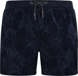 Roberto Ricci Design New Hyper Hibiscus Tramontana Short - Heren - Strandmode - Blauw - XL - Nylon - Badmode