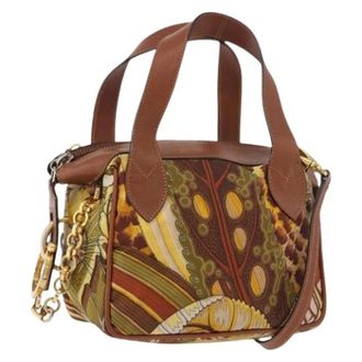 Ferragamo Pre-owned Hand Bag - Dames - Pre-owned - Veelkleurig - Maat: ONE Size Leer