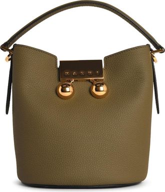 Marni trunkaroo Green Leather Bag