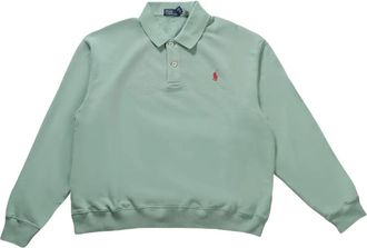 Polo Ralph Lauren polo-collar sweatshirt - Verde
