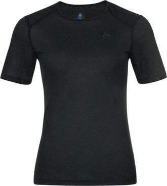 Odlo Active Warm Base Layer Top - Dames - Sportshirts - Zwart - M - Fitness
