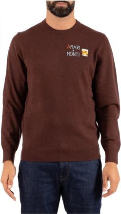 Saint Barth Maglia - Heren - Ronde hals truien - Bruin - XL - Truien & Vesten