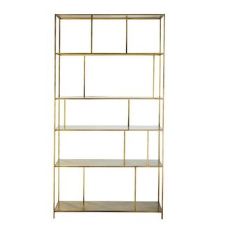 Maisons du monde Estanter&iacute;a de metal dorado 106,8 cm