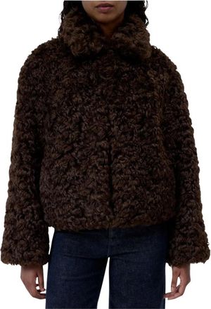 Closed Coats Bruin - Dames - Jassen - Bruin - XS - Jassen
