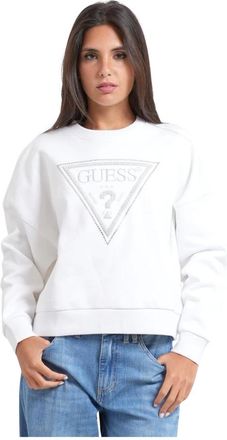 Guess Donna, Felpe, Bianco, XS, new