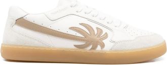 Palm Angels New Palm 1 leather sneakers - White